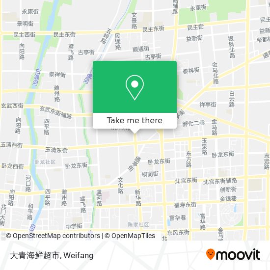 大青海鲜超市 map