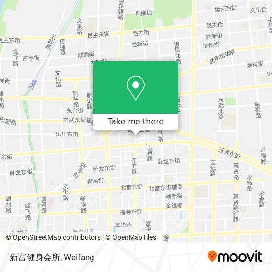 新富健身会所 map