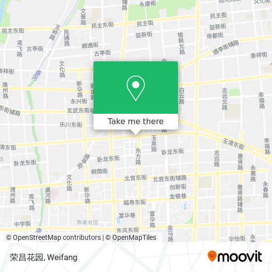 荣昌花园 map