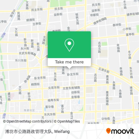 潍坊市公路路政管理大队 map