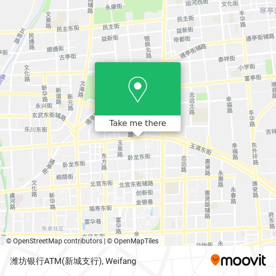 潍坊银行ATM(新城支行) map