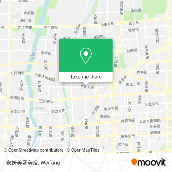 鑫妍美容美发 map