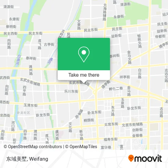 东域美墅 map