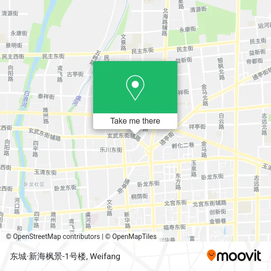 东城·新海枫景-1号楼 map