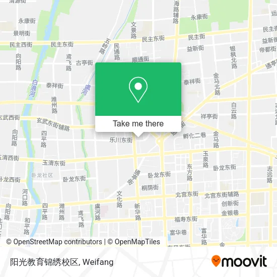 阳光教育锦绣校区 map