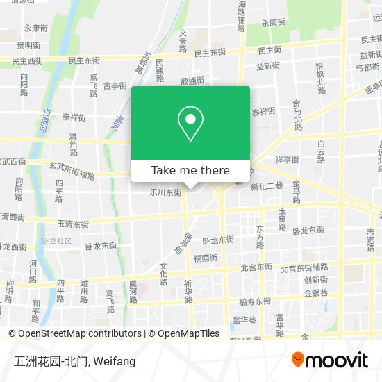 五洲花园-北门 map