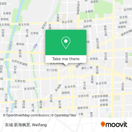 东城·新海枫景 map
