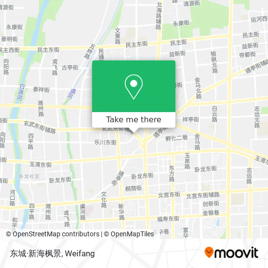 东城·新海枫景 map