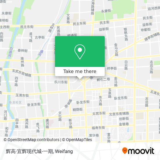 辉高·宜辉现代城-一期 map