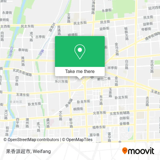 果香源超市 map