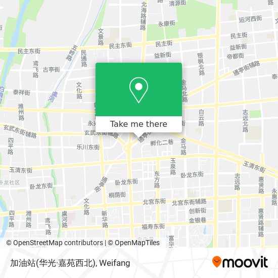 加油站(华光·嘉苑西北) map