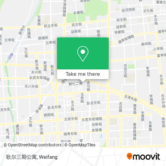歌尔三期公寓 map