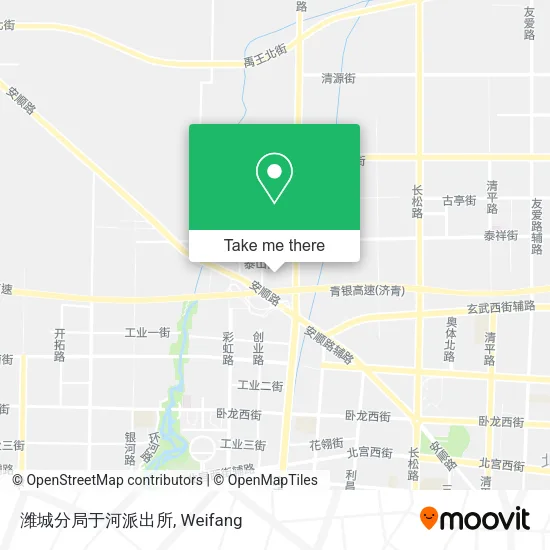 潍城分局于河派出所 map