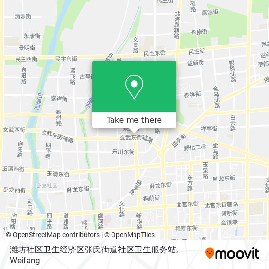 潍坊社区卫生经济区张氏街道社区卫生服务站 map