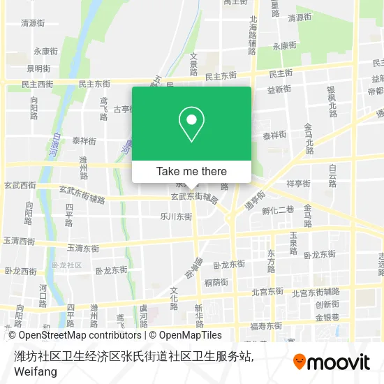 潍坊社区卫生经济区张氏街道社区卫生服务站 map