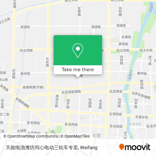 天能电池潍坊同心电动三轮车专卖 map