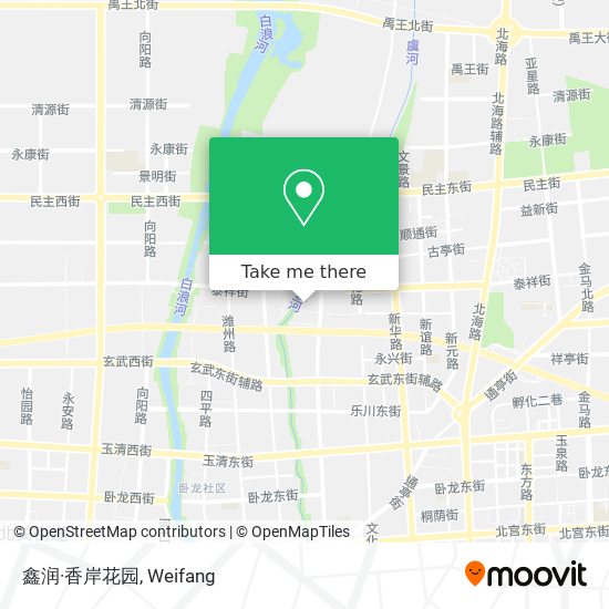 鑫润·香岸花园 map