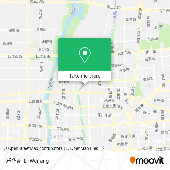 乐华超市 map
