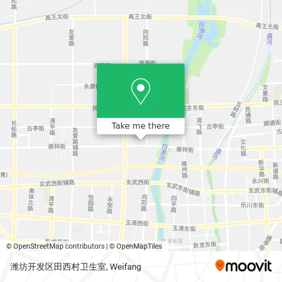潍坊开发区田西村卫生室 map