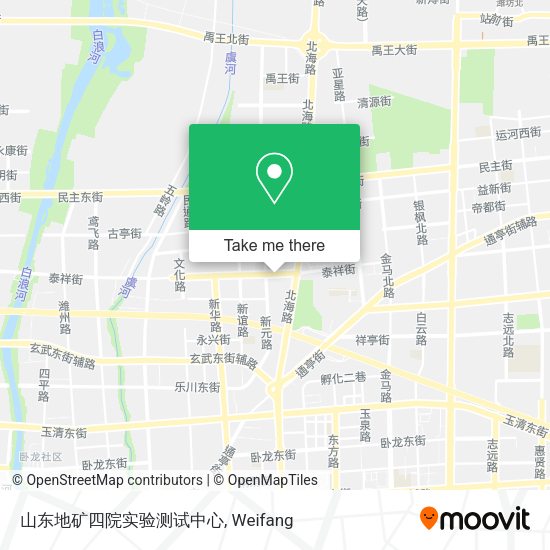 山东地矿四院实验测试中心 map