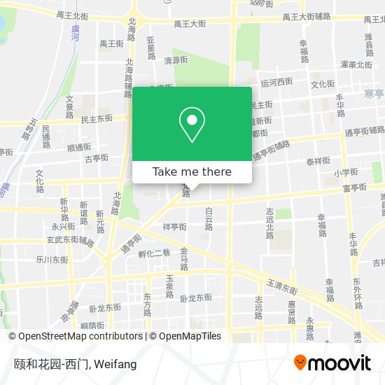 颐和花园-西门 map
