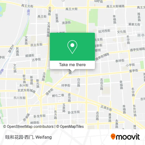 颐和花园-西门 map