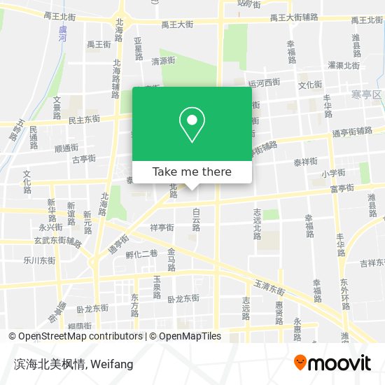 滨海北美枫情 map