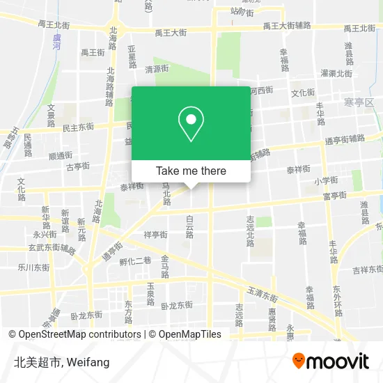 北美超市 map
