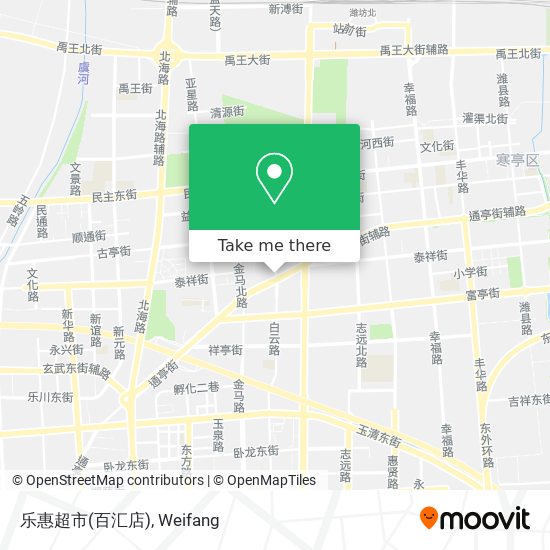 乐惠超市(百汇店) map