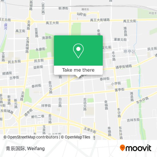 青辰国际 map