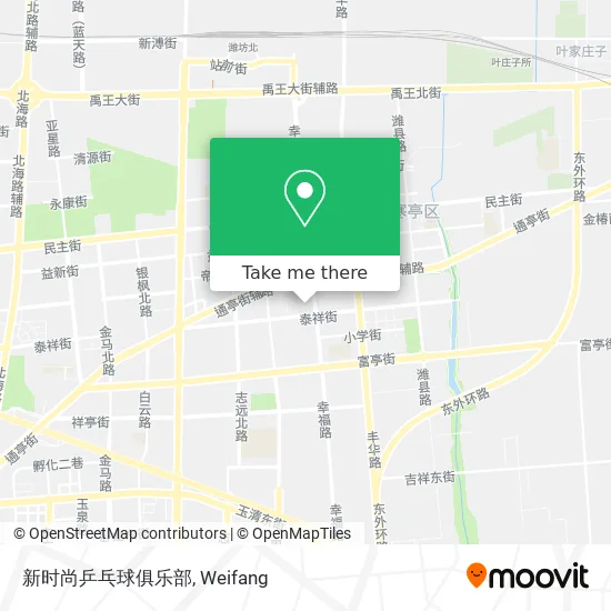 新时尚乒乓球俱乐部 map