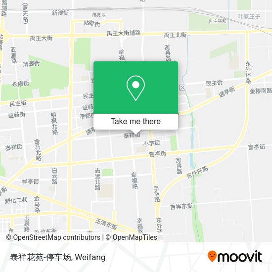泰祥花苑-停车场 map