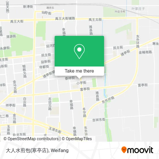 大人水煎包(寒亭店) map