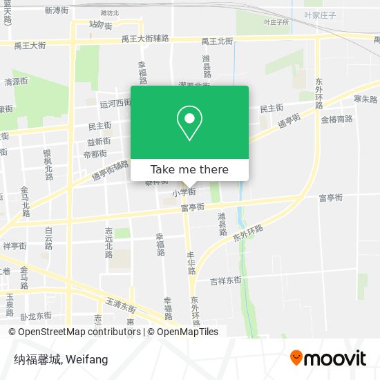 纳福馨城 map