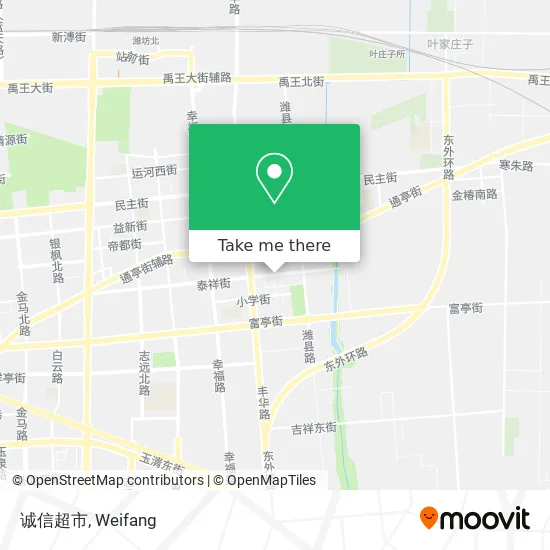 诚信超市 map