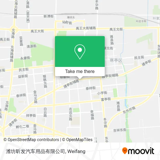 潍坊昕发汽车用品有限公司 map
