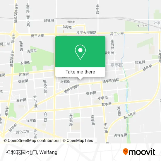 祥和花园-北门 map