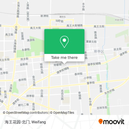 海王花园-北门 map