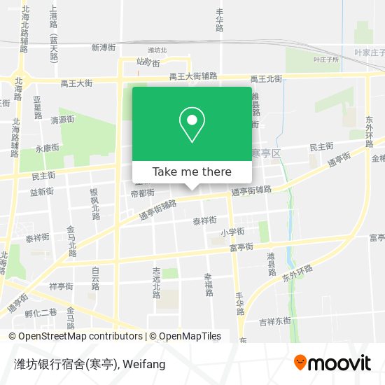 潍坊银行宿舍(寒亭) map