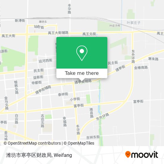 潍坊市寒亭区财政局 map
