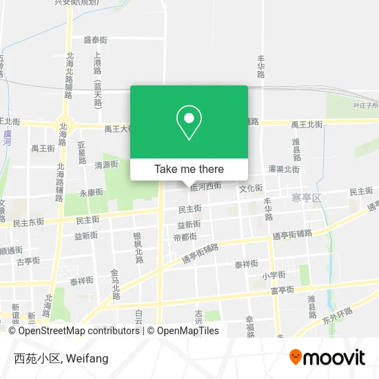 西苑小区 map