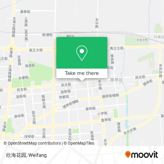 欣海花园 map