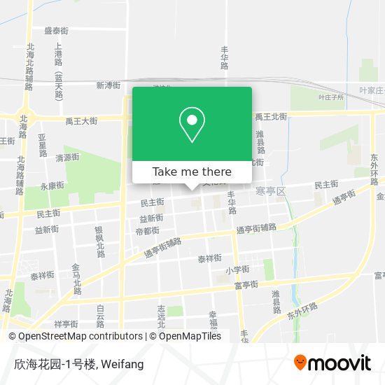 欣海花园-1号楼 map