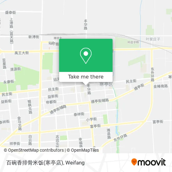 百碗香排骨米饭(寒亭店) map