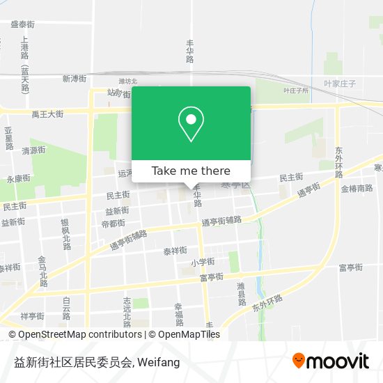 益新街社区居民委员会 map