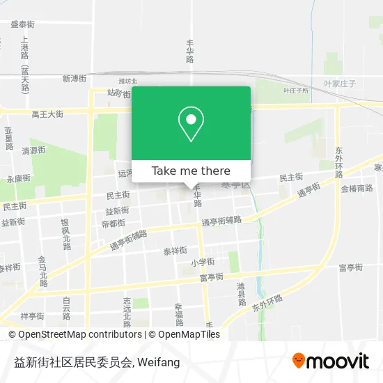 益新街社区居民委员会 map