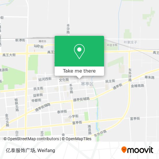亿泰服饰广场 map