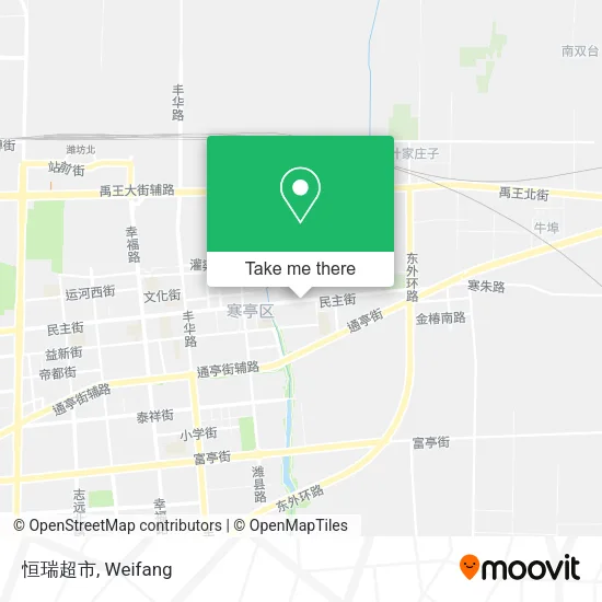 恒瑞超市 map