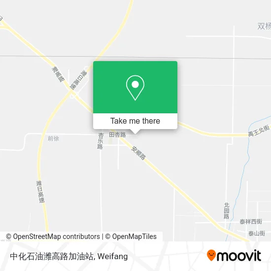 中化石油潍高路加油站 map