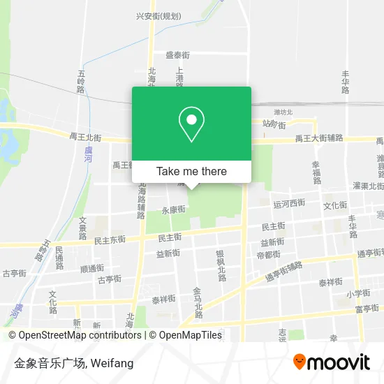 金象音乐广场 map